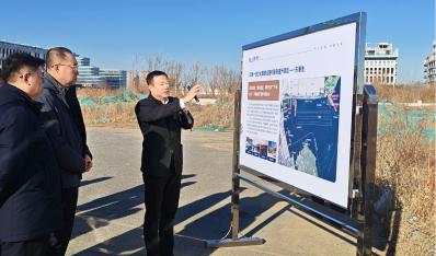 藍(lán)天集團(tuán)到海上世界、夾河·幸福新城調(diào)研交流